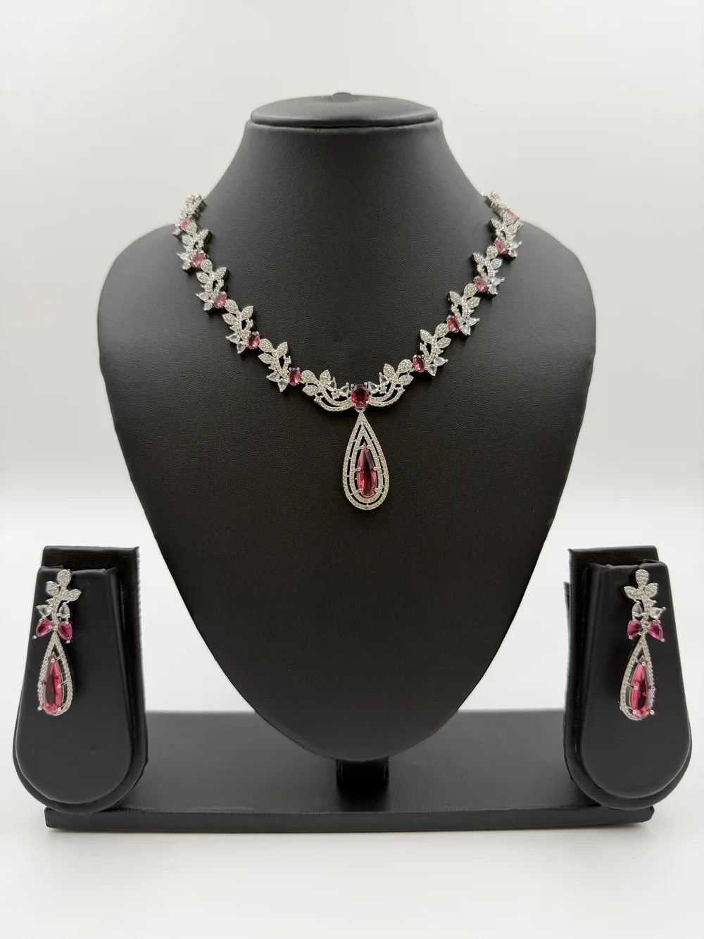 Diamond Rhodium Necklace 4